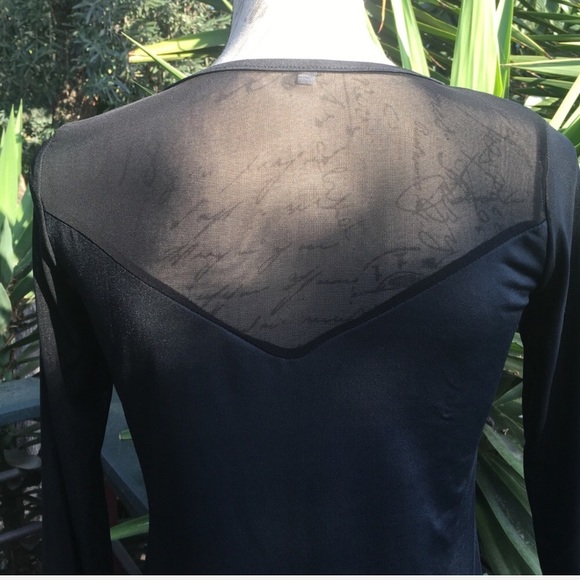 New! Sexy Black Mesh Top - Picture 4 of 6